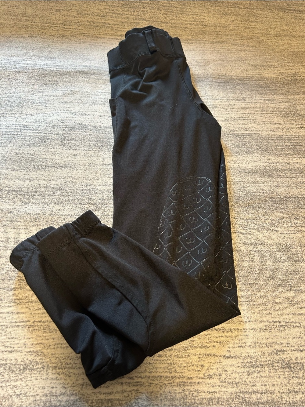 Black Kids Riding Leggings with Grip